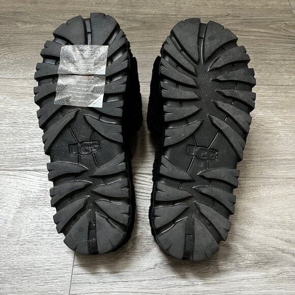 UGG Cozetta Curly Slide – Women’s Size 8 – Black – NEW with Light Try-On Marks - Picture 8 of 9